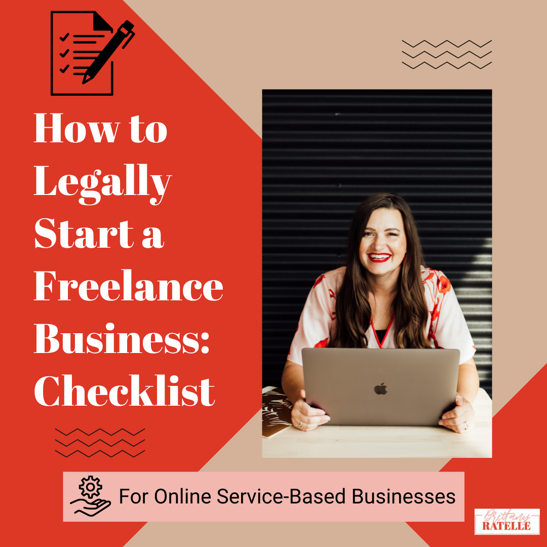 How to legally start a freelance business: checklist for online service based businesses