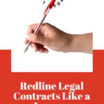 Redline legal contracts like a lawyer