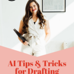 AI tips and tricks for drafting business contracts. www.brittanyratelle.com