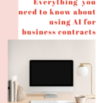 everything you need to know about using ai for business contracts. www.brittanyratelle.com