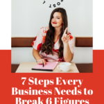 7 steps every business needs to break 6 figures. www.brittanyratelle.com