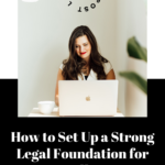 how to set up a strong legal foundation for your business. www.brittanyratelle.com